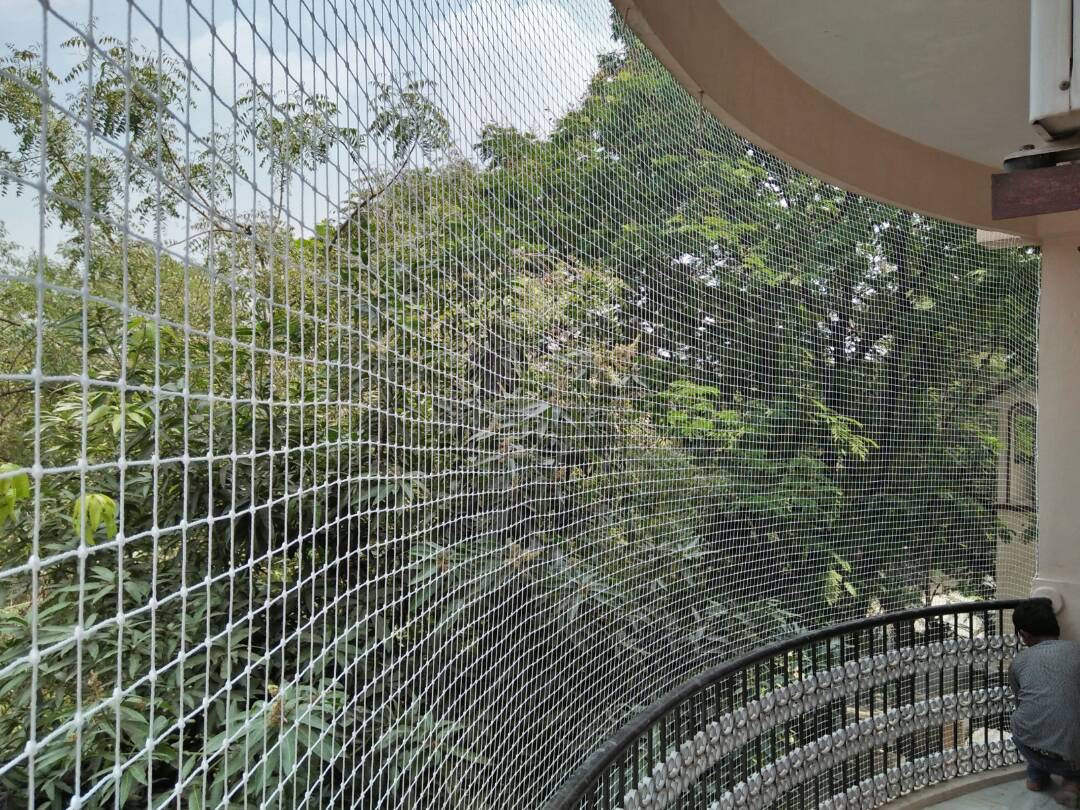 Balcony Safety Nets Fixing Call 8884844000 for Same Day Installation.